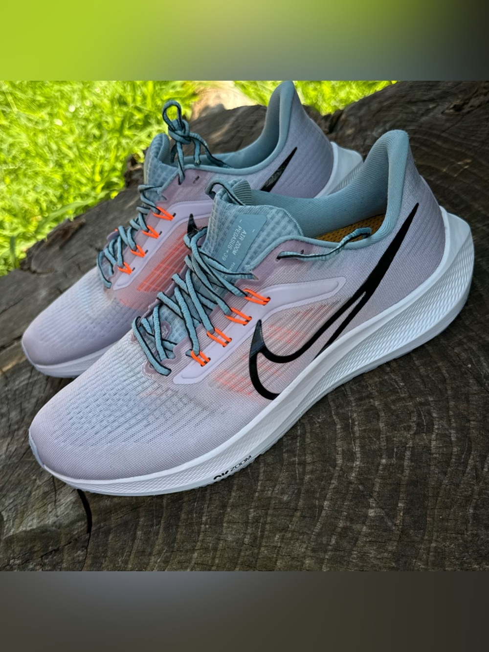 NIKE AIR ZOOM PEGASUS 39 DOLL LIGHT PURPLE BLACK RUNNING women shoes size 10
